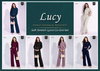 Tew Lucy Lycra Polyester Top And Trousers Collections
